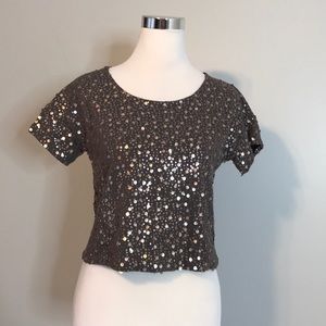 Chloe K sequin top